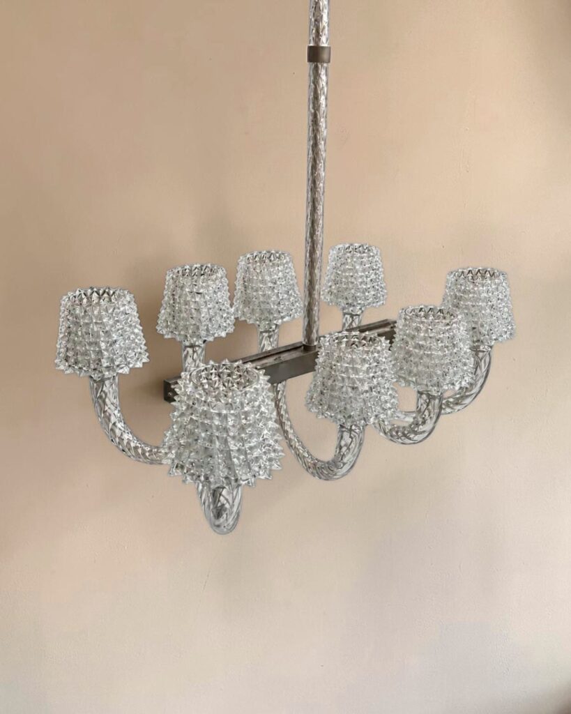 Lustre en verre de Murano « Rostrato », Barovier & Toso