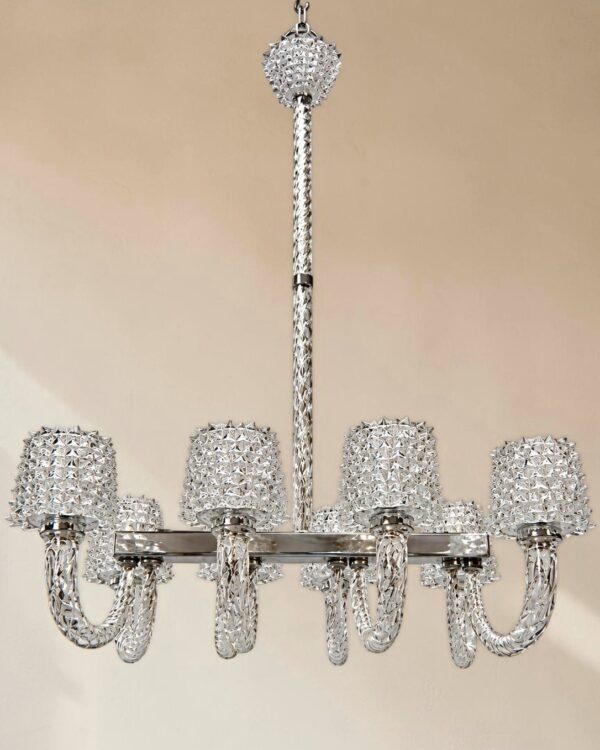 Lustre en verre de Murano « Rostrato », Barovier & Toso, vue 2