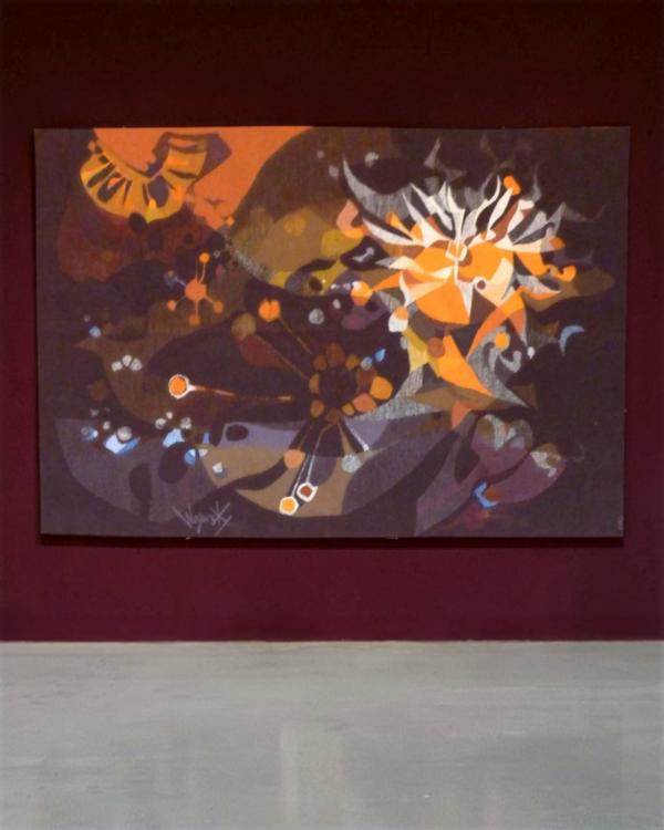 Tapisserie d’Aubusson « Vega », atelier Legoueix, 1967