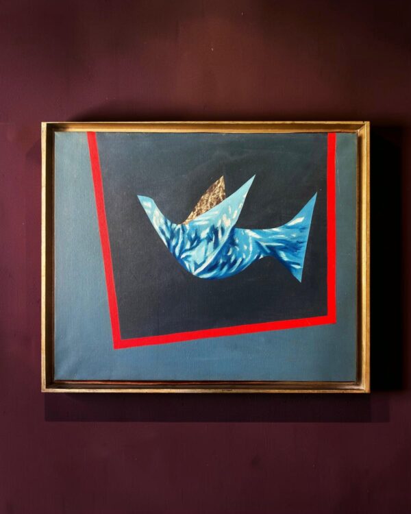 « La Colombe », huile sur toile, 1967