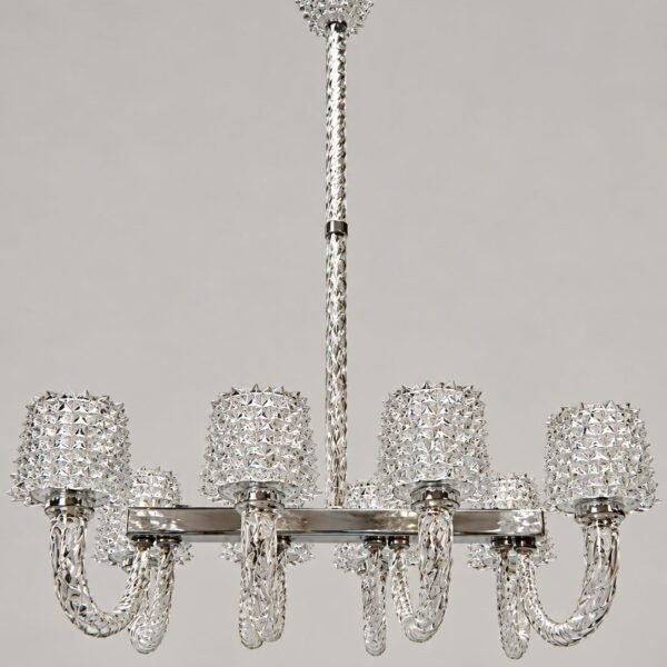 Lustre en verre de Murano « Rostrato », Barovier & Toso, vue 2