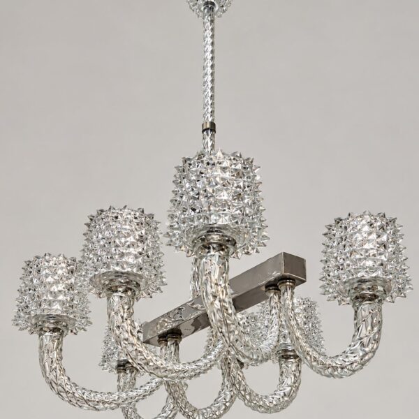 Lustre en verre de Murano « Rostrato », Barovier & Toso, vue 3