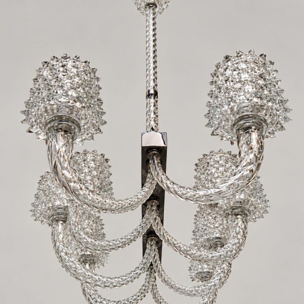 Lustre en verre de Murano « Rostrato », Barovier & Toso, vue 4