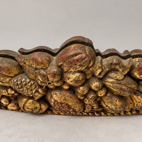 Miroir ovale en bois doré sculpté, attribué à Paul Follot (1877-1941), vers 1925, vue 6
