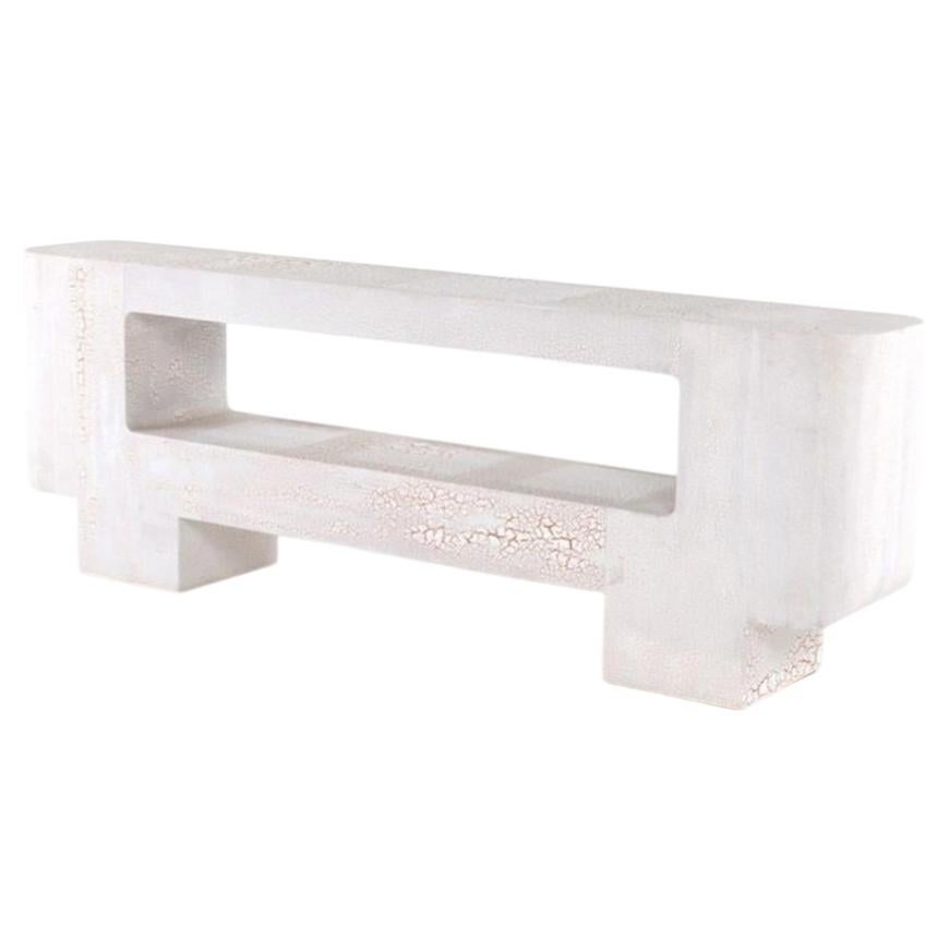 Console « Archh » en bois patiné, Charles Tassin (né en 1959) et Maylis Tassin (née en 1970) pour la Galerie MAY, modèle créé en 2020