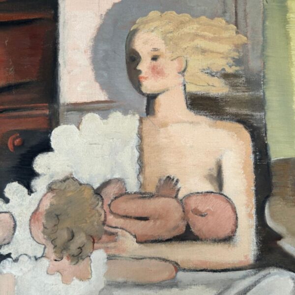 « La Femme, l’Enfant et la Famille », technique mixte sur toile, Georges Lepape (1887-1971), vers 1937, vue 4