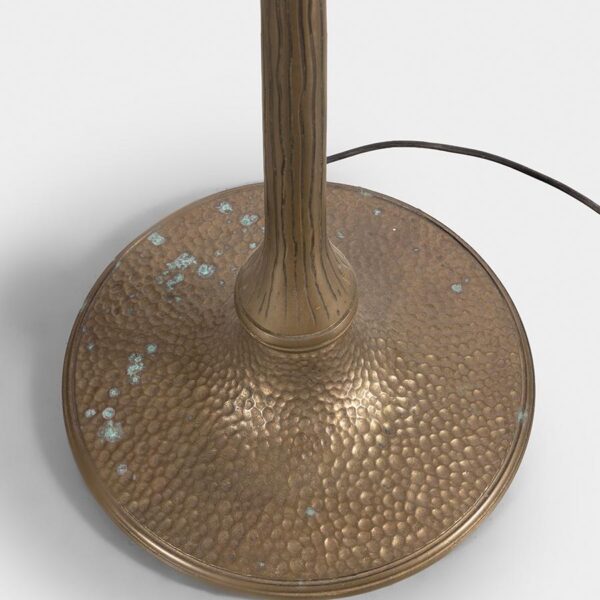 Lampadaire « Magnolias » en verre soufflé et bronze, Daum, vers 1990, vue 5